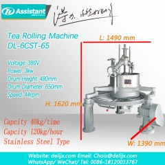 Tea Leaf Rolling Processing Machine Green Black Oolong Tea Rolling Table Machine 6CRT-65